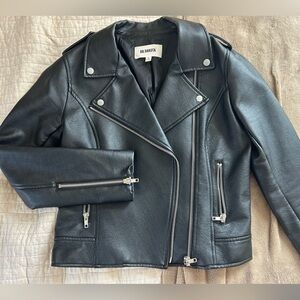Black Faux Leather Jacket